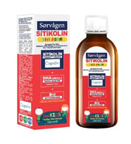 Sorvagen Smart Kids Sıvı Form Sitikolin Dha Omega 3 Norveç Balık Yağı ve B12 150 ml