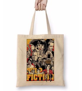 Pulp Fiction Bez Çanta Uzun Saplı