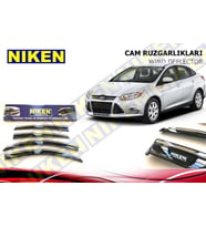 Ford Focus 3 Kromlu Cam Rüzgarlığı Niken 2012-2018