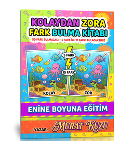 Kolaydan Zora Fark Bulma Kitabı – Zekâyı Geliştiren Eğlence!