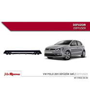 Vw Polo 4 çıkış görünümlü difüzör 2014-2018 arası modeller