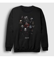 Presmono Unisex Siyah Masks V2 Slipknot Sweatshirt 292937tt