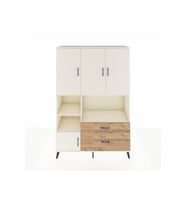Hyperion Dolap 7 Raflı 2 Çekmeceli 5 Kapaklı 132x44x195 Aytaşı-Aytaşı/Çam