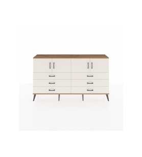 Arges Konsol 2 Raflı 6 Çekmeceli 4 Kapaklı 176x30x99 Çam-Aytaşı