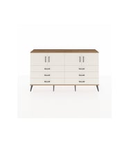 Arges Konsol 2 Raflı 6 Çekmeceli 4 Kapaklı 176x30x99 Çam-Aytaşı