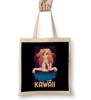 Kawaii Waifu Anime Girl Japanese Cute Manga Senpai Bez Çanta Uzun Saplı