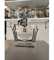 Mezuniyet Temalı Pleksi Plaket