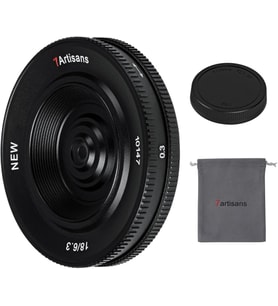 7artisan 18 mm F6.3 Ultra-ince APS-C Prime Lens Fuji Xh2s XT4 XT3 XE4 Xs10 X-A10 X-A7 X-M2 X-T10 X-T2 X-T2 X-T20 X-Pro1 X-Pro1 X-Pro2 X-E1 X-E2 için Uygun