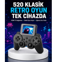 2025 A Kalite S10 Gamepad 520 Oyunlu TV Bağlantılı Retro Atari Konsolu Yeni Nesil
