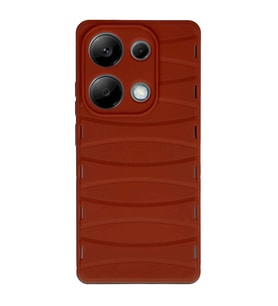 Xiaomi Redmi Note 13 Pro 4g Kılıf Bibercas Silikon Kapak - Kırmızı