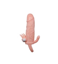 Penis Sleeve Klitoral ve  Uyarıcılı Titreşimli Penis Kılıfı