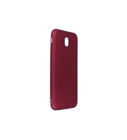 Samsung Galaxy J7 Pro Premium Silikon Kılıf Bordo