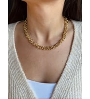 Gold Toplu Kolye