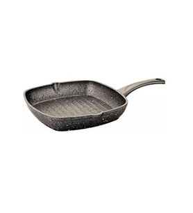 OMS Collection 28X28 cm Granit Grill Tava Gri