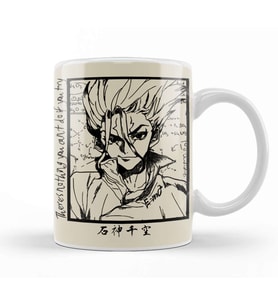 Senku ishigami Funny Face Kupa Bardak Porselen