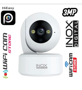 INOX X108 İç Ortam 3MP WiFi Akıllı Güvenlik Kamerası