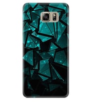 Samsung Galaxy S7 Edge Kılıf Desenli Silikon Boyun Askılı Baloons And Moon 1348