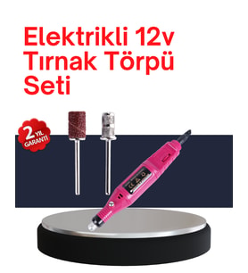 6 Uçlu Elektrikli Manikür Pedikür Seti