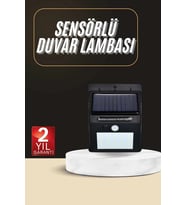 Mey İthalat® Solar Dekoratif Lambası Sensörlü Led Işık Bahçe Aydınlatma