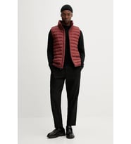 Calvin Klein Erkek Kolsuz Hafif Naylon Şişme Kırmızı Yelek LV04LC509G-VFK