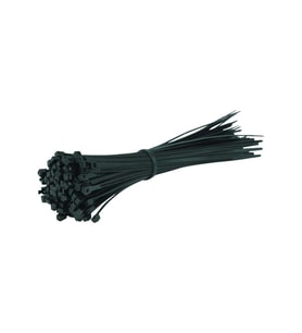 KABLO BAĞI PLASTİK CIRT KELEPÇE 4,8X380MM 100 ADET SİYAH