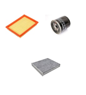 Bosch Filtre Bakım Seti Honda Cıvıc 1.4 90 Beygir Klimasız 1996-2001 Hava + Yağ f. + Polen Filtre Sion