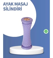 Derin Doku Ayak Masaj Silindiri Plantar Fasiit Topuk Ağrısı İçin