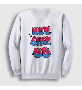Presmono Unisex Beyaz Not Like Us Müzik Kendrick Lamar Sweatshirt 504108tt