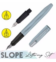 Online 26093 Lettering-Set Slope Grey D.K. M- F