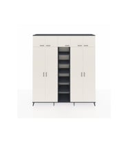 Hyperion Dolap 18 Raflı 9 Kapaklı 220x44x243 Antrasit-Aytaşı/Antrasit