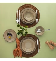 Schafer Liana 24 Parça 6 Kişilik Yemek Takımı Bej BEJ01