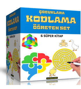 Çocuklara KODLAMA Öğreten Kitaplar SETİ (6 Süper Kitap)