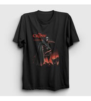 Presmono Unisex Siyah The Crow Eric Draven Rain T-Shirt 440381tt