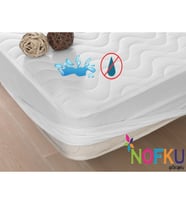 Nofku Kapitone Fitted Pu S.Gçrmz Alez Tek Kişilik - 120*200