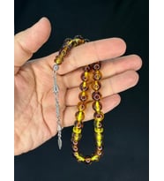 SEVGİLİYE ÖZEL HEDİYE DOMİNİK BENZETME YANSIMALI TESBİH KÜRE KESİM 10MM H-1761. (Çok Renkli)