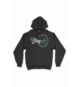 Stay Cool Siyah Sweatshirt Hoodie