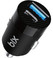 BXAC65C 65W PD Type-C & 18W USB-A Girişli Çift Portlu Hızlı Şarj Özellikli Araç İçi Şarj Cihazı Siyah