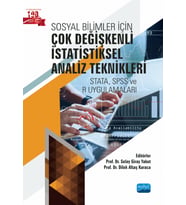 Sosyal Bilimler İçin ÇOK DEĞİŞKENLİ İSTATİSTİKSEL ANALİZ TEKNİKLERİ - STATA, SPSS ve R Uygulamaları