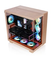 THERMALTAKE VIEW380XL CA-11E-00MGWN-00 4-ARGB Fanlı Gaming Mid-Tower PC Kasası Kum Rengi