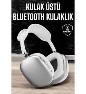 P9 Air Max Kablosuz 5.0 Mikrofonlu Bluetooth Kulaklık Beyaz Yüksek Ses Kaliteli