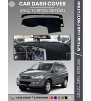 SSANGYONG KYRON (2005-2015) Torpido Örtüsü Ön Göğüs Halı Torpido Koruma Tam Uyum Kaymaz UV Koruma