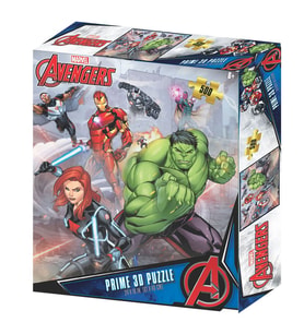 Prime 3D - Avengers 500 Parça Yetişkin Puzzle 32602