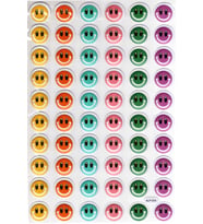 Sticker Kabartmalı A4 Boyutunda Stiker Defter, Planlayıcı Etiket-(lim534) - Renkli Gülenyüz