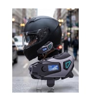 Motosiklet Kask Bluetooth Kulaklık Uzun Pil Ömrü Kamera ve Sesli Komut Destekli