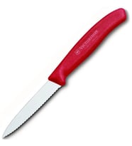 Victorinox Soyma Bıçağı 8cm Testere ve Sivri Ağızlı Kırmızı