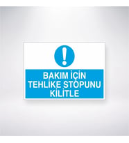 Bakım İçin Tehlike Stopunu Kilitle
