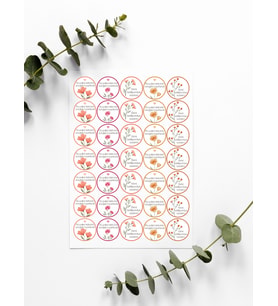 Sevgiyle Hazırlandı Teşekkür Ederiz Stickers Paketleme Kargo Çıkartma PYTKSTK170