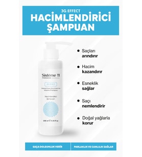 Sisteme 11 Hacimlendirici Şampuan 250 ml 8684091009252