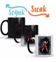 Ada Wong Resident Evil Onesie Sihirli Kupa Bardak Porselen
