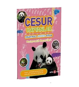 CESUR HAYVANLAR ÇIKARTMALI AKTİVİTE KİTABI Matematik Becerileri